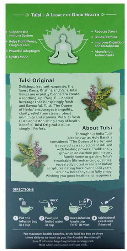 ORGANIC INDIA - Tulsi Original Tea - 25 Tea Bags | One Life Health
