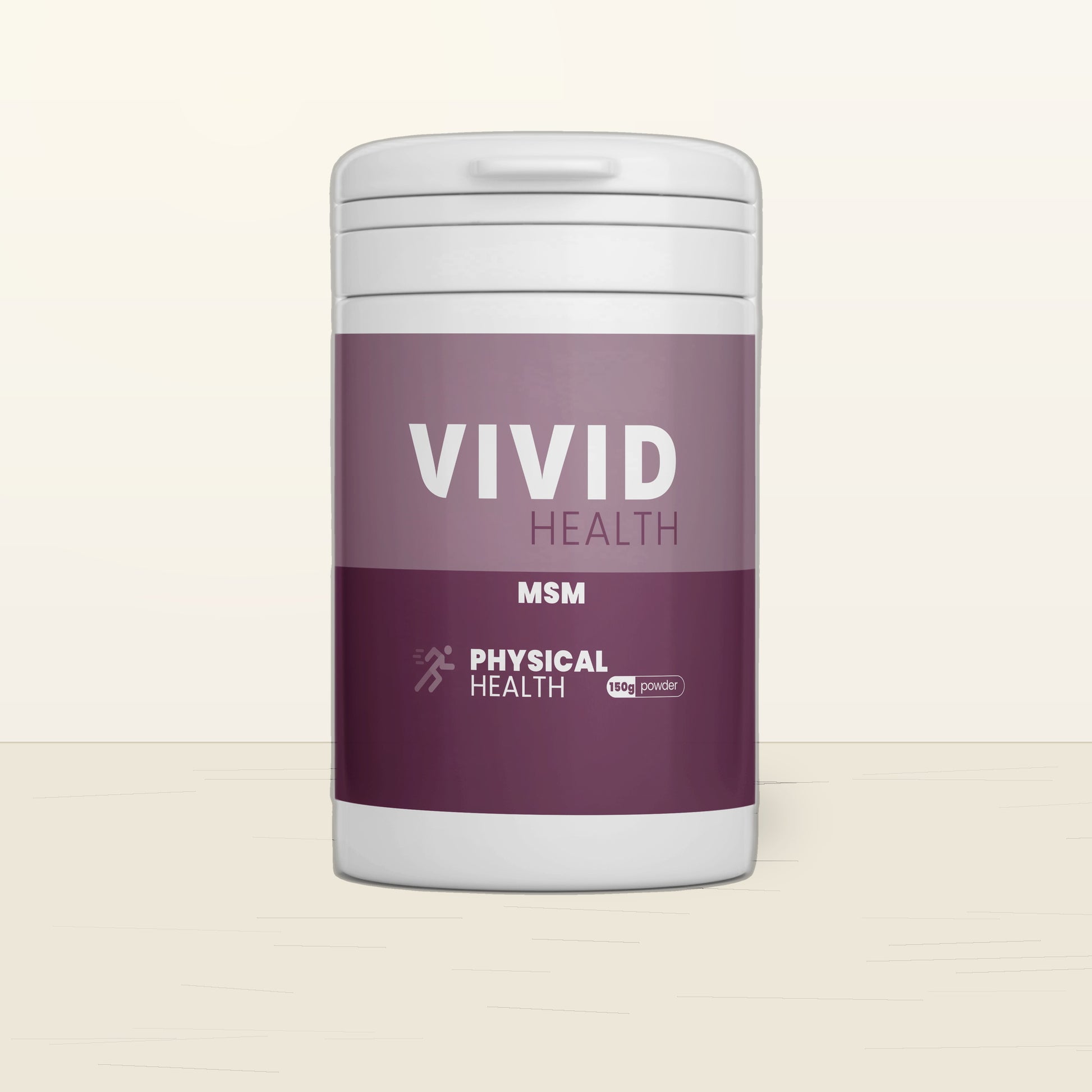 Premium packshot - VIVID HEALTH - VIVID BODY - MSM 150g