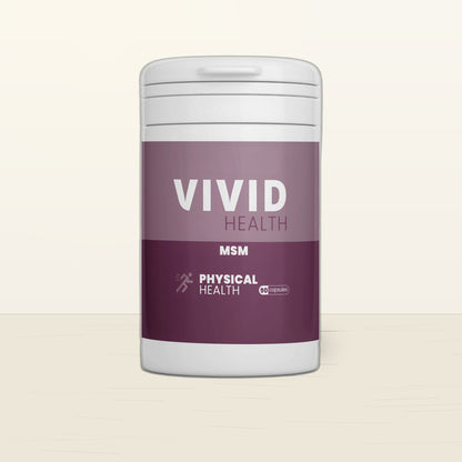 Premium packshot - VIVID HEALTH - VIVID BODY - MSM 90 Capsules