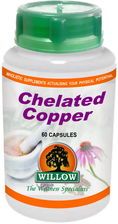 WILLOW - Chelated Copper - 60 Capsules