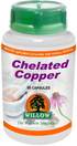 WILLOW - Chelated Copper - 60 Capsules