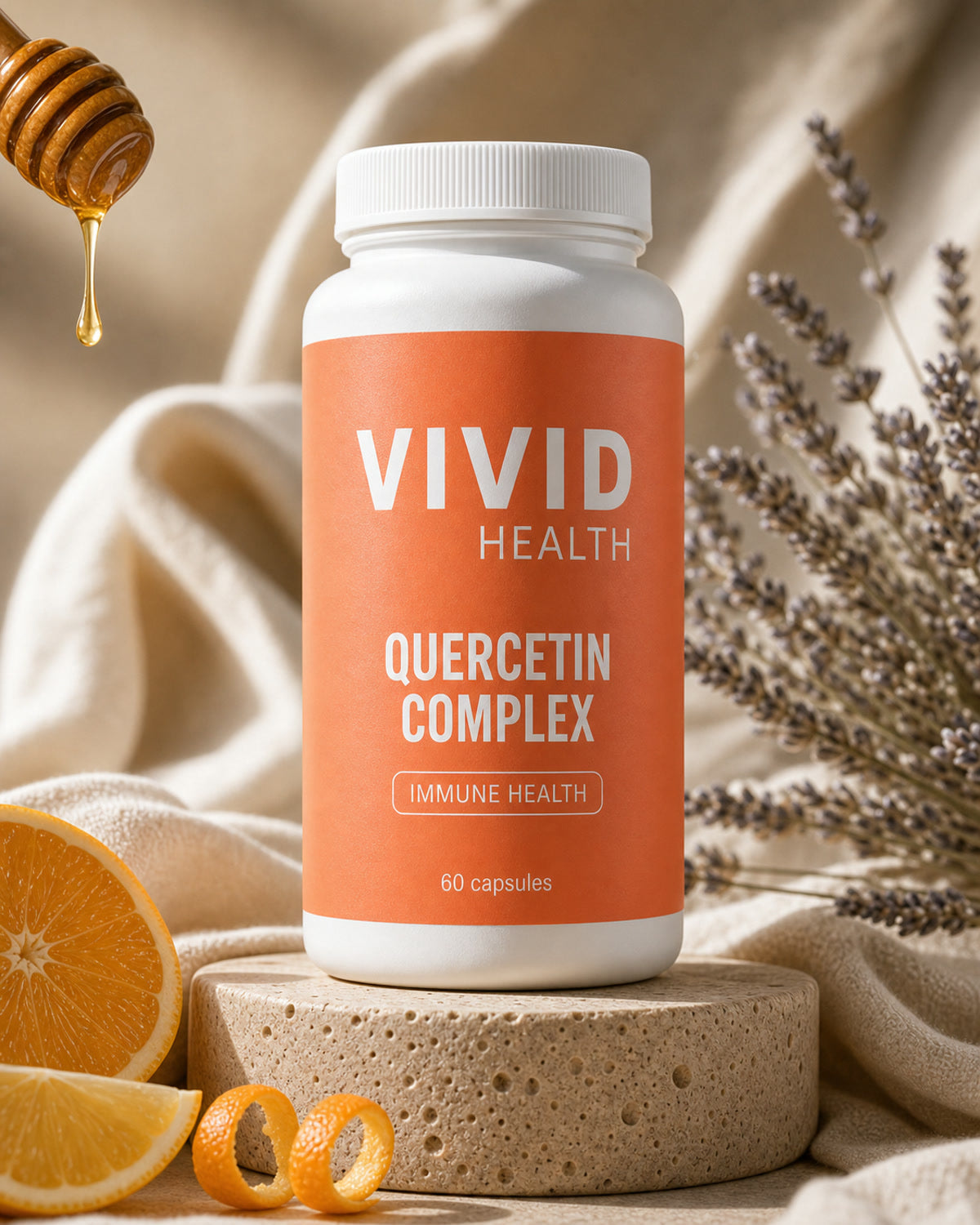 VIVID HEALTH - IMMUNE - Quercetin Complex 60 Capsules — product photo 1 of 3