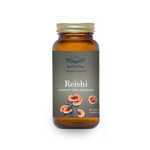 SOARING FREE SUPERFOODS - Organic Reishi - 90 Capsules | One Life Health