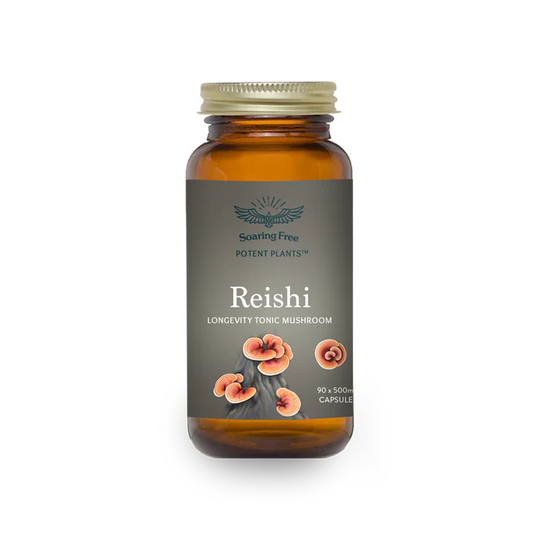 SOARING FREE SUPERFOODS - Organic Reishi - 90 Capsules | One Life Health