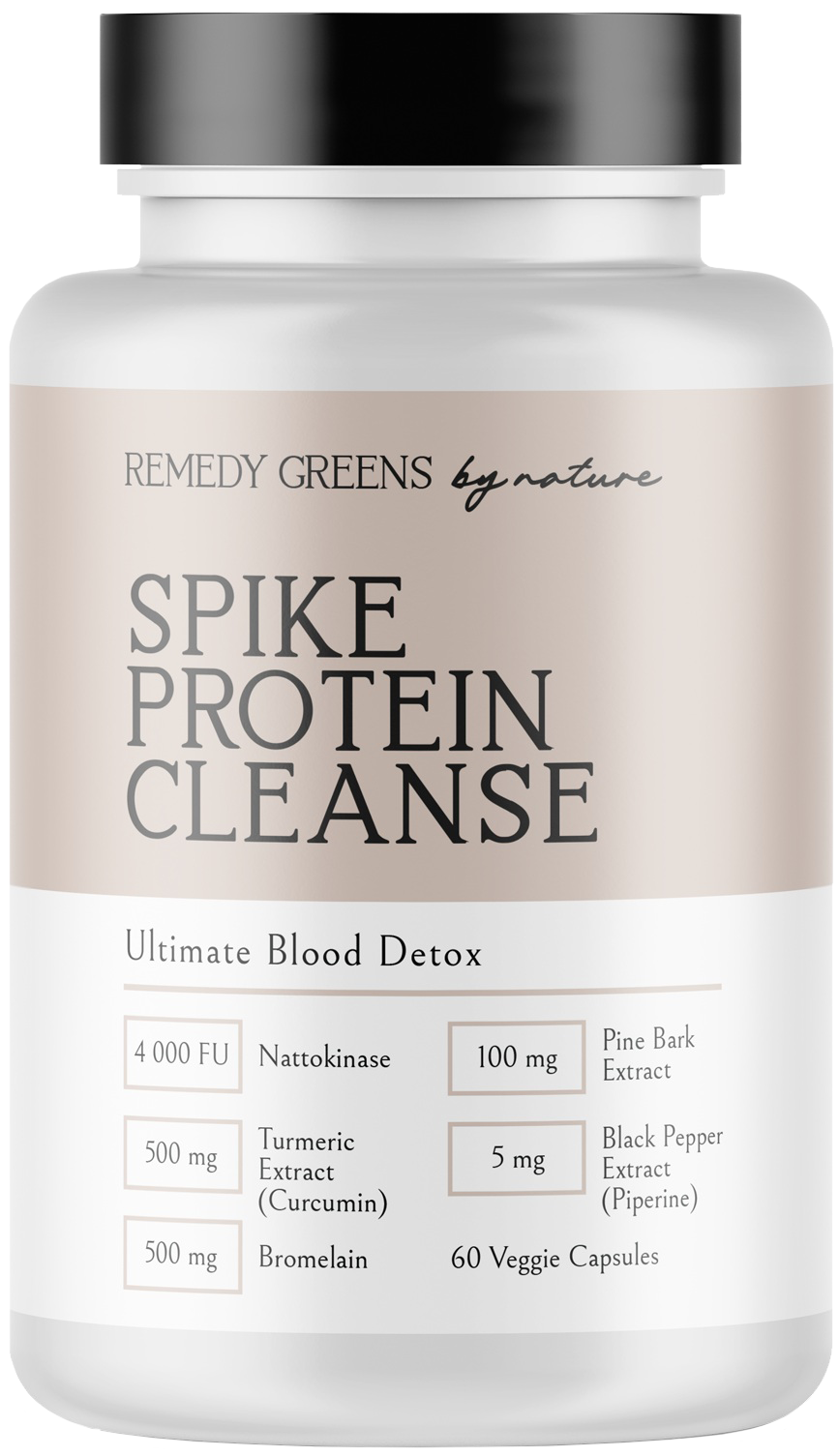 REMEDY GREENS - Spike Protein Cleanse - 60 Veg Capsules | One Life Health
