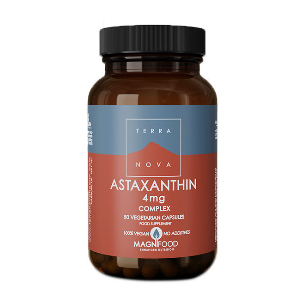 TERRANOVA - Astaxanthin 4mg Complex - 50 Veg Capsules | One Life Health