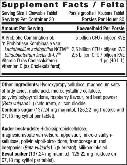 METAGENICS - UltraFlora® Kid's Probiotic - 30 Chewsables | One Life Health