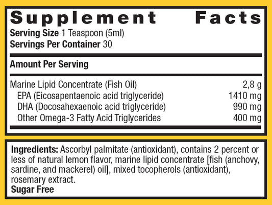 METAGENICS - OmegaGenics Fish Oil EPA-DHA 2400 mg - 150ml | One Life Health