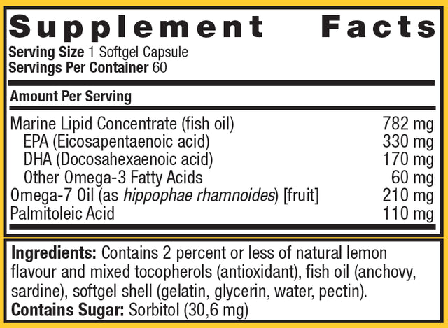 METAGENICS - OmegaGenics Mega 10 - 60 Softgels | One Life Health