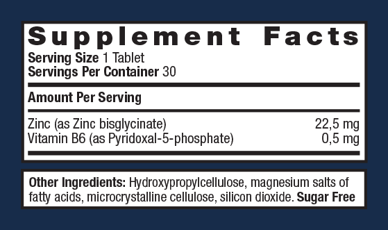 METAGENICS - Zinc Glycinate - 30 Tablets | One Life Health