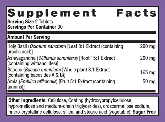 METAGENICS - Exhilarin - 60 Tablets | One Life Health