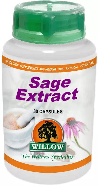 WILLOW - Sage Extract - 30 Capsules | One Life Health