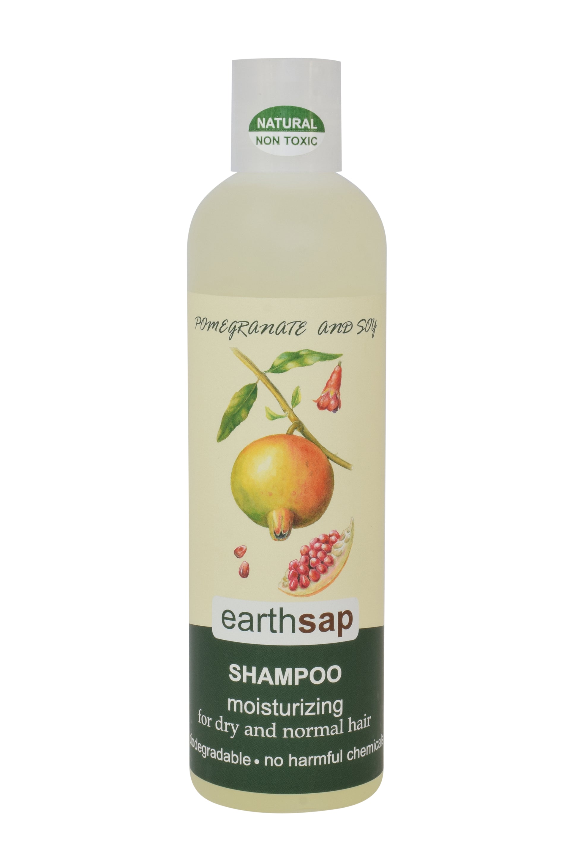 EARTHSAP - Shampoo Pomegranate & Soy - 250ml | One Life Health