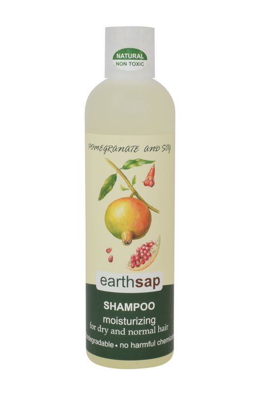 EARTHSAP - Shampoo Pomegranate & Soy - 250ml | One Life Health