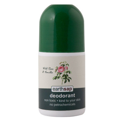 EARTHSAP - Deodorant Roll-On Wild Rose & Vanilla - 50ml | One Life Health