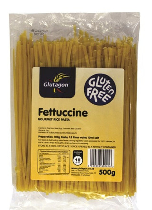 GLUTAGON - Fettuccine Gourmet Rice Pasta - 500g | One Life Health