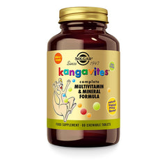 SOLGAR - Kangavites ® Complete Multivitamin & Mineral Formula for Children – 60 (Tropical Punch) Chewable