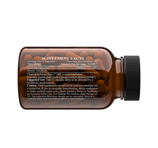 CHARAVA - TMG 1000mg - 60 Veg Capsules | One Life Health