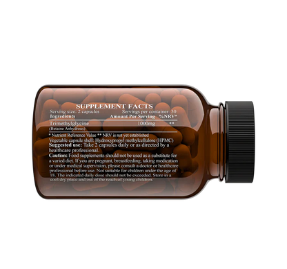 CHARAVA - TMG 1000mg - 60 Veg Capsules | One Life Health