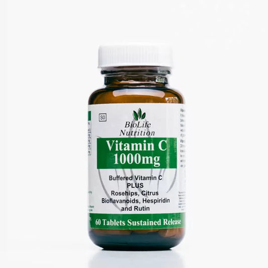 BIOLIFE NUTRITION - Vitamin C 1000mg – 60 Tablets | One Life Health