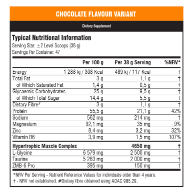 SSA CORE SERIES - Whey Extreme 1.8Kg - Cream Vanilla | One Life Health
