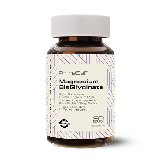 PRIMESELF - Magnesium BisGlycinate - 60 Veg Capsules