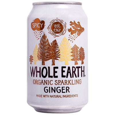 WHOLE EARTH - Organic Sparkling Ginger - 330ml | One Life Health