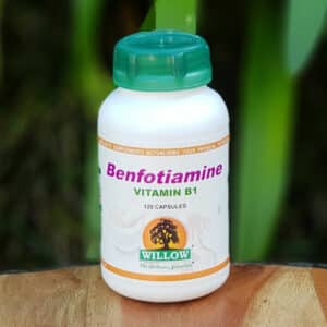 Willow Benfotiamine Vitamin B1, 120 capsules