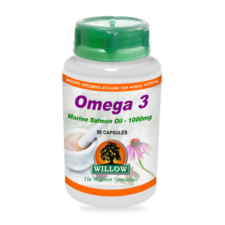 WILLOW - Omega 3 Marine Salmon Oil - 90 Softgels