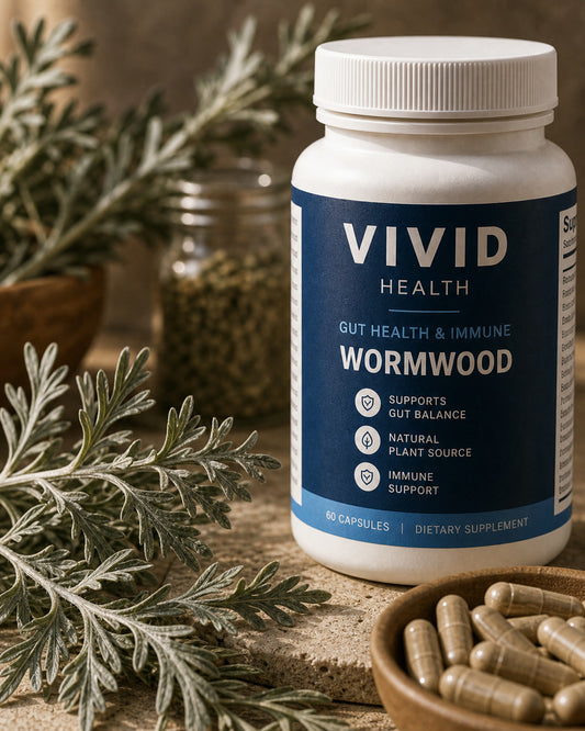 VIVID HEALTH - GUT HEALTH & IMMUNE - Wormwood 60 Capsules ingredient image