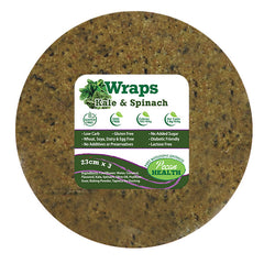 PECAN HEALTH - Wraps Kale & Spinach - 23cm x 3