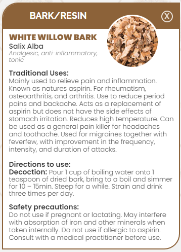 PHARMA GERMANIA - White Willow Bark - 100g | One Life Health