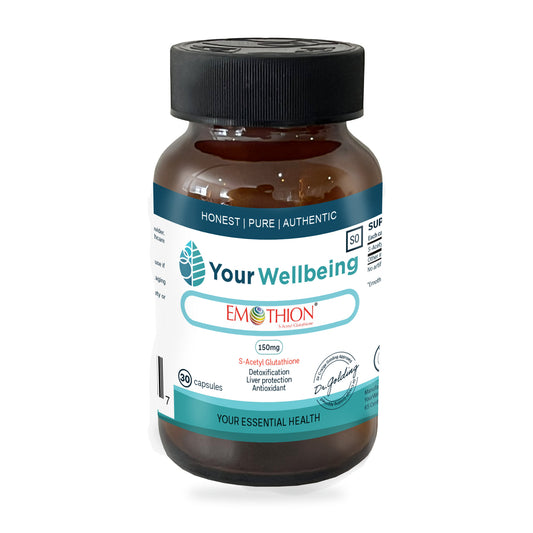 YOUR WELLBEING - Emotion (S-Acetyl Glutathione) 150mg 30 Capsules | One Life Health