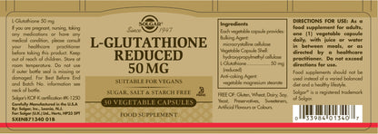SOLGAR - L-Methionine 500mg – 30 Vegetable Capsules | One Life Health