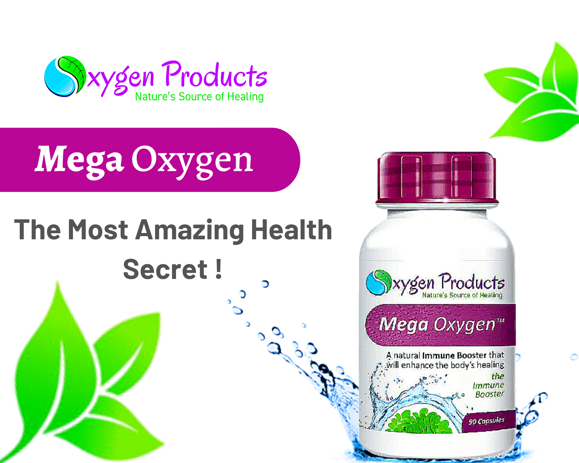 OXYGEN PRODUCTS - Mega Oxygen 90 Capsules – onelifehealth