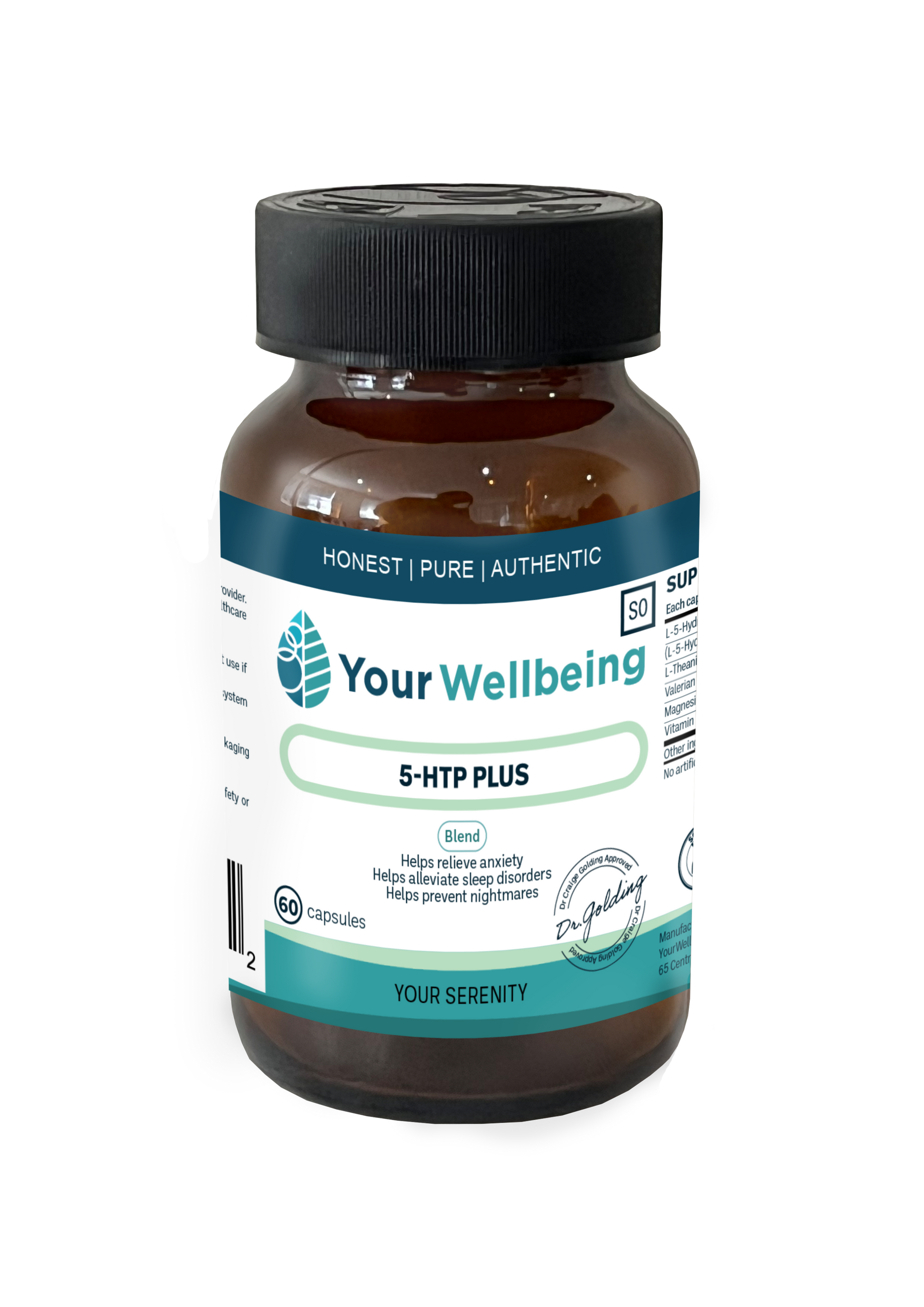 YOUR WELLBEING - 5-HTP Plus 60 Capsules | One Life Health