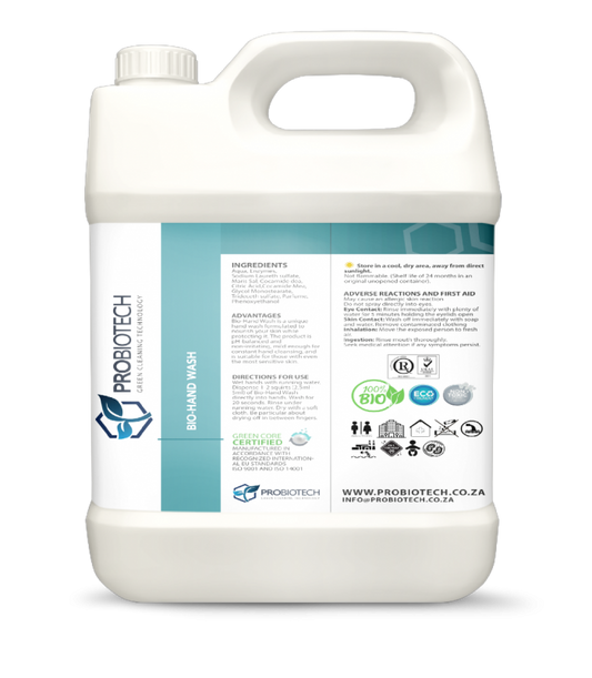 PROBIOTECH GREEN CLEANING TECHNOLOGY - Bio-Hand Wash 5L | One Life Health