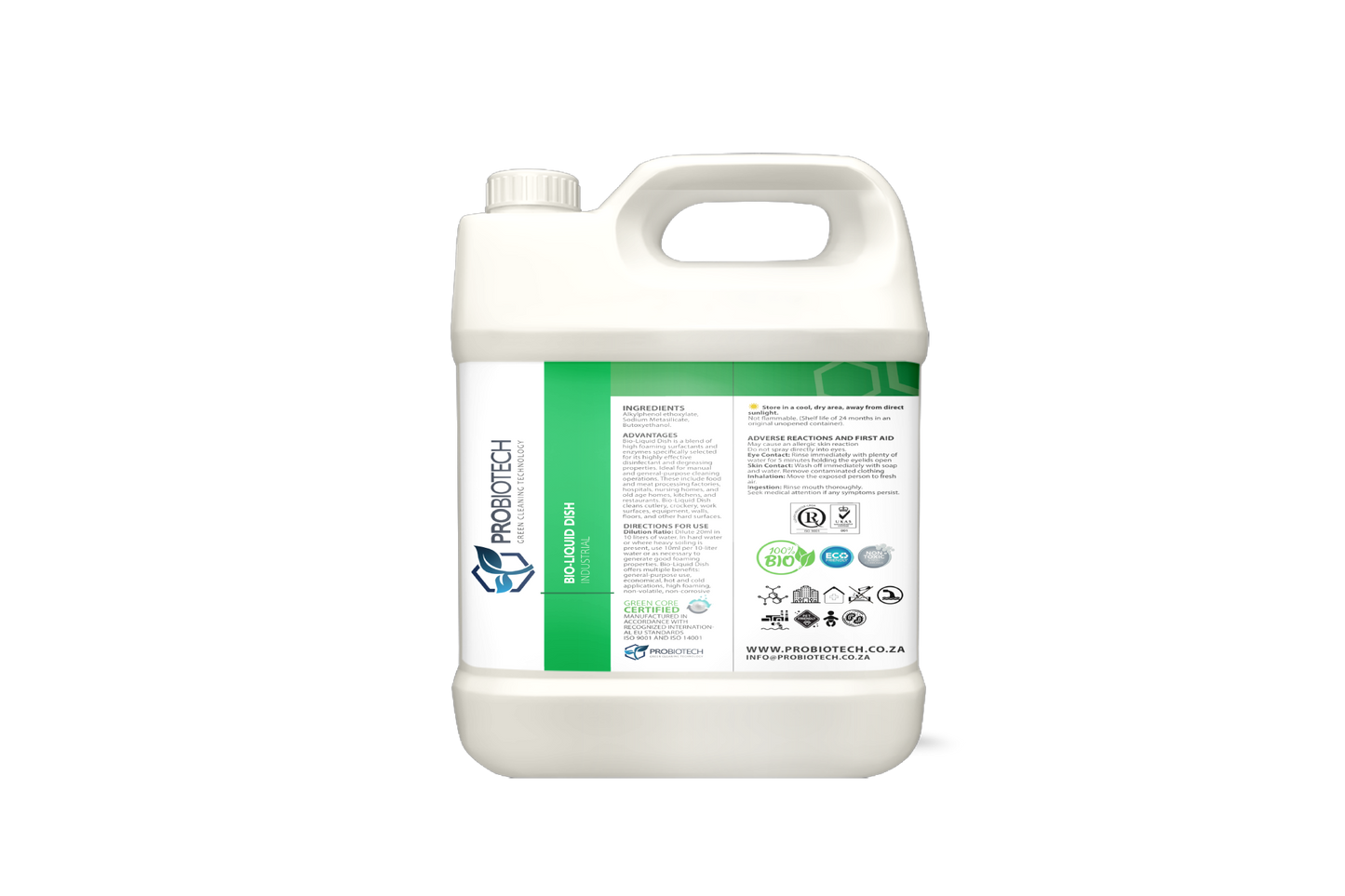 PROBIOTECH GREEN CLEANING TECHNOLOGY - Bio-Liquid Dish 5L | One Life Health