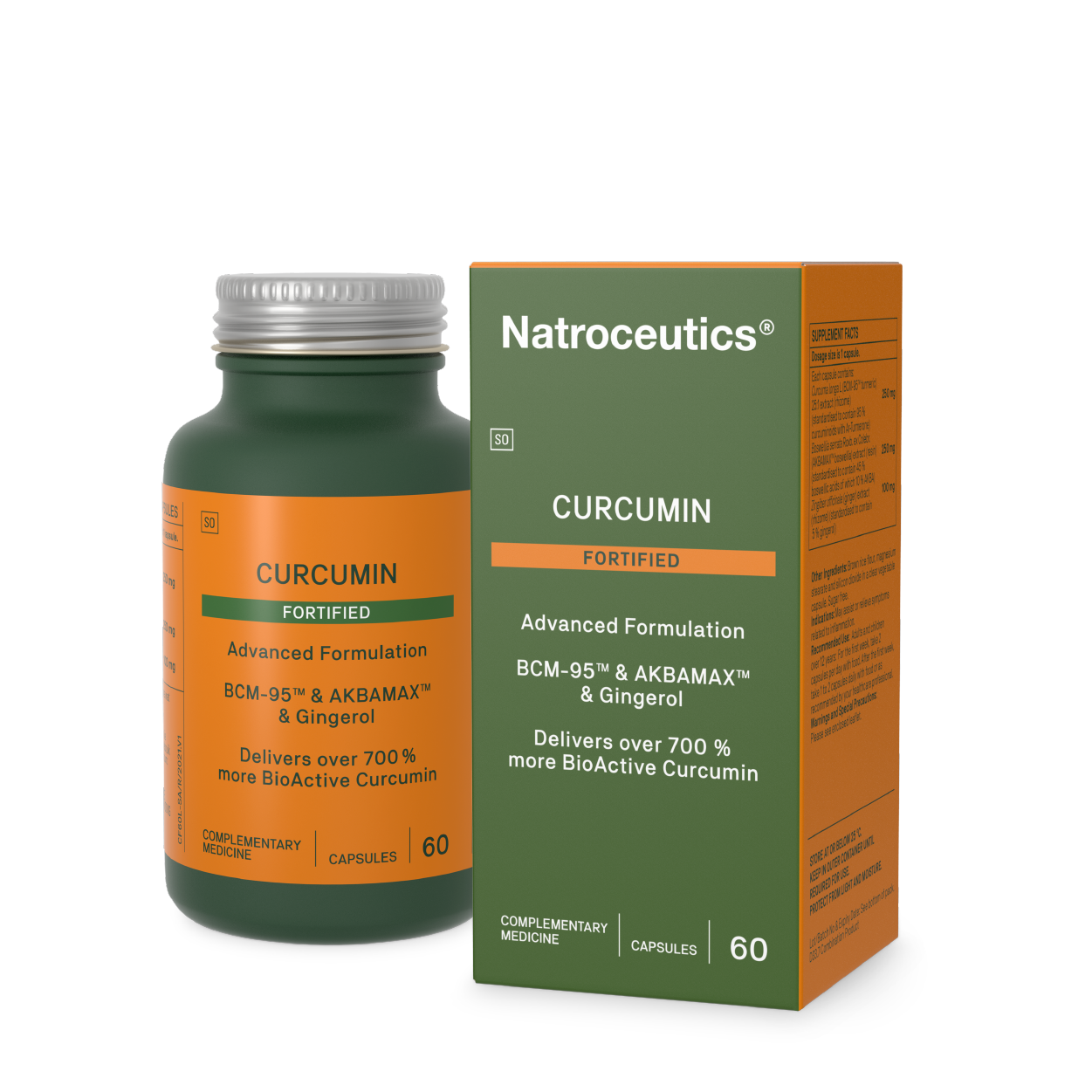NATROCEUTICS® SA - Curcumin Fortified 60 Capsules | One Life Health
