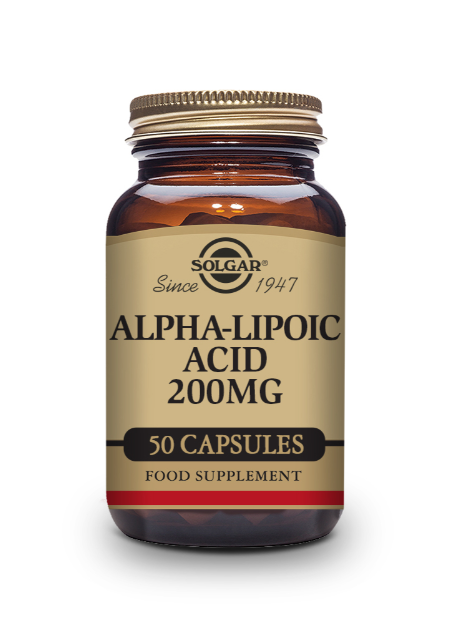 SOLGAR - Alpha-Lipoic Acid 200 mg – 50 Vegetable Capsules | One Life Health