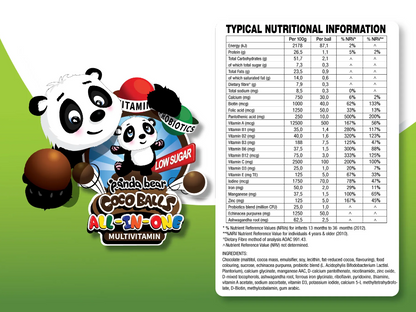 PANDA BEAR FOR KIDS - All-In-One Cocoballs 60 Servings | One Life Health
