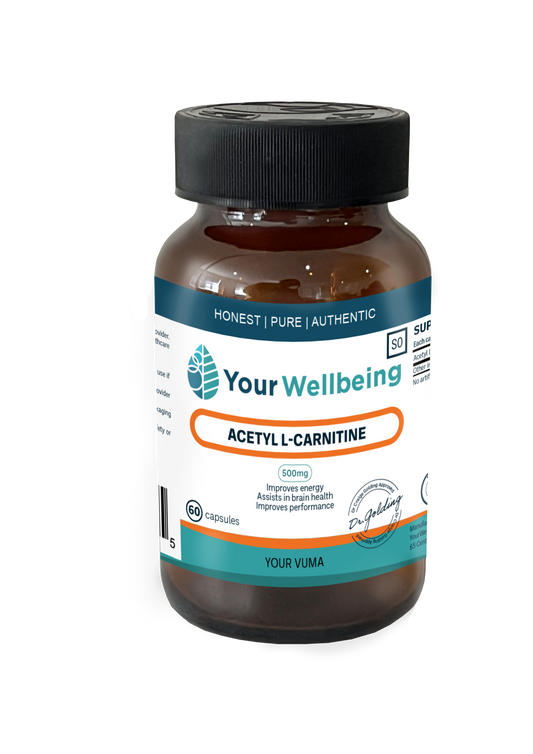 YOUR WELLBEING - Acetyl L-Carnitine 60 Capsules | One Life Health