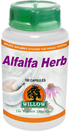 WILLOW -  Alfalfa Herb - 100 Capsules