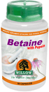 WILLOW - Betaine(with Pepsin) - 50 Capsules