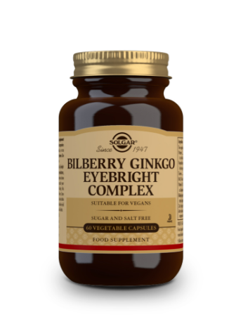 SOLGAR - Bilberry Ginkgo Eyebright Complex – 60 Vegicaps | One Life Health