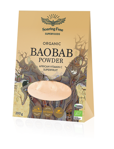SOARING FREE SUPERFOODS - Baobab Powder, Organic 200g