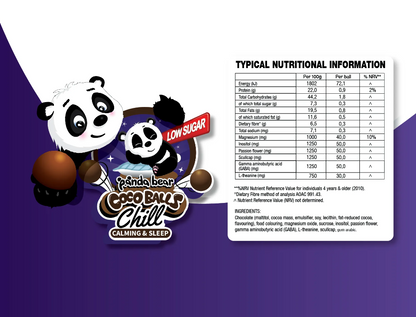 PANDA BEAR FOR KIDS - Focus Cocoballs 60 Servings | One Life Health