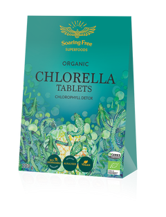 SOARING FREE SUPERFOODS - Chlorella Tablets, Organic - 200g