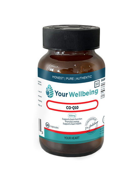 YOUR WELLBEING - Co-Enzyme Q10 30 Capsules | One Life Health