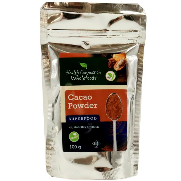 HEALTH CONNECTION WHOLEFOODS - Organic Cacao Powder - 100g | One Life Health